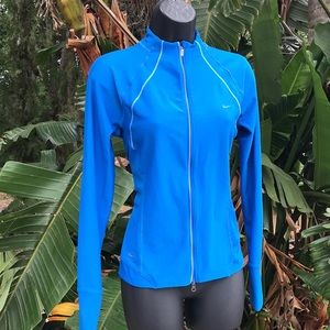Nike fit electric blue jacket